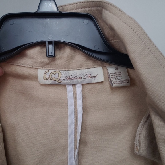 IQ Tan Plus Blazer Jacket - Picture 6 of 6